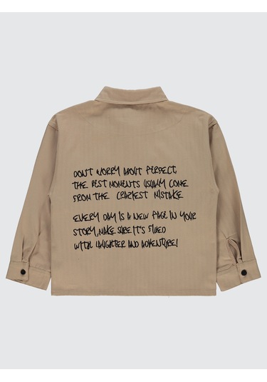 Civil Boys Erkek Çocuk Gömlek 6-9 Yaş Vizon Vizon