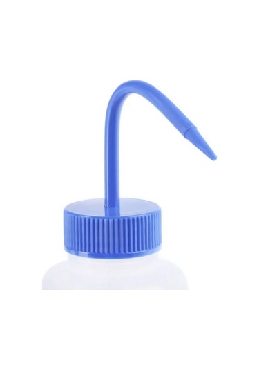 Borox Piset 500 ML Yıkama Şişesi Geniş Boyunlu Mavi Kapak