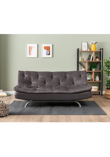 Pafu Rivo Üçlü Yataklı Koltuk - Soho Gri Gri