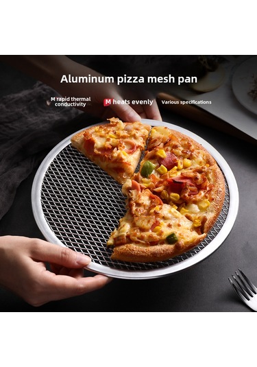 Yuntech01 8 İnç 20.3 Cm Kalın Alüminyum Pizzalık Ticari Kullanıma Uygun Anti Yapışkan Isı Dağıtımı İyi Fırın Aletleri Diğer