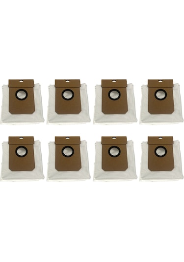 Snoweagle Vıomı Alpha 3 Pro / Haier 11 Robot Süpürge İçin 8 Adet Toz Torbası