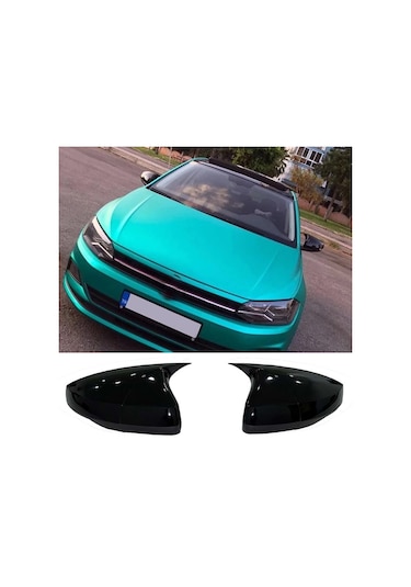 Vw Polo Mk6 Fl Batman Yarasa Ayna Kapağı Piona Black Abs 2021 2022 2023 2024 2025