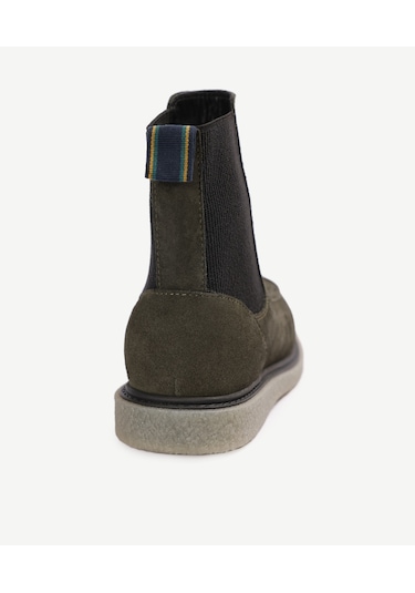 Yargıcı Retro Görünümlü Lastikli Bot Haki