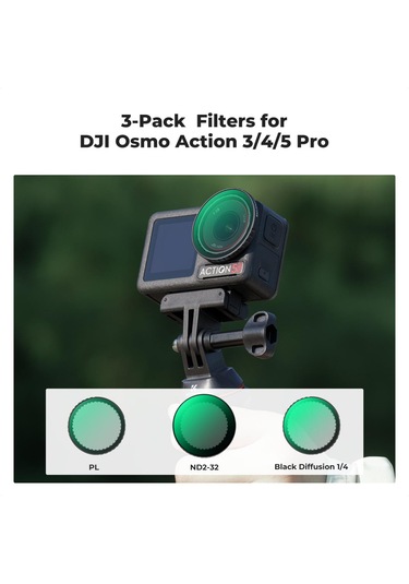 K&f Concept Nd2-32 & Cpl & Black Mist 1/4 Filter Kit Djıosm...