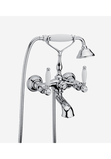 İtalyan Webert -dorian Banyo Bataryasi-spi Ral Hortum-el Duşu Seti Ve Askisi Dahi L Krom