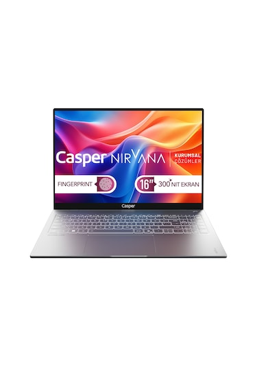 Casper Nirvana S200.210H-BV00X-G-F i5-210H 16 GB 500 GB NVMe SSD 16" Dos Dizüstü Bilgisayar