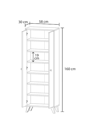 Poyraz No 1 Banyo Dolabı Beyaz