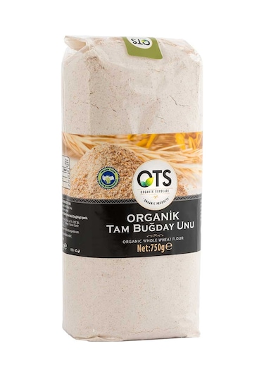 Ots Organik Tam Buğday Unu 750 G