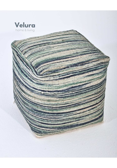 Shiro Aqua Blue - Puf Mavi