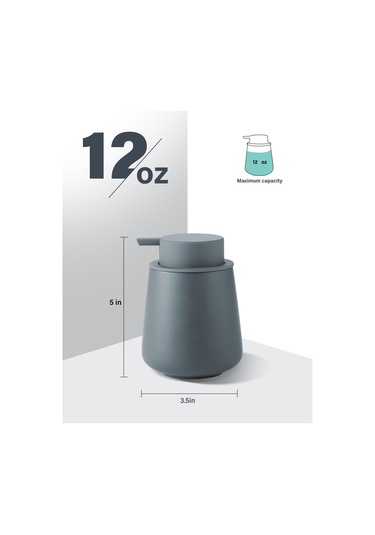 Ük El Sabunu Dispenseri - 12oz Banyo Losyonu El Pompası Şeffaf