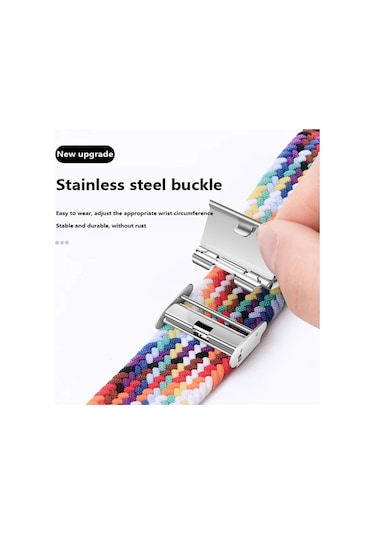 Huawei Watch Gt2 46mm Gt2e Likralı Örgü Kayış Akıllı Saat Kordonu