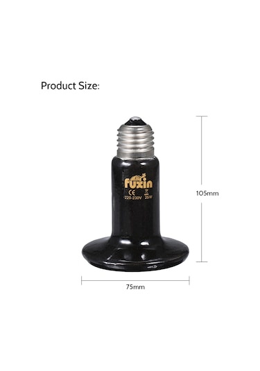 Konesam E26 Tabanlı 150w Seramik Isıtıcı Işığı - Evcil Hayvan Yetiştirme Ve Kış Isılandırması İçin Uygun - Ac110-120v