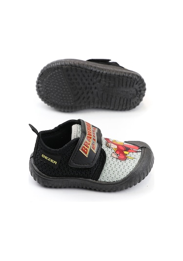 Gezer Yazlık Keten Braveman Erkek Bebe Ayakkabı Ga2ybm.03148.00.r69.h54 Gri