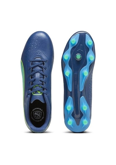 Puma King Match Fg/ag 107570-02 Profesyonel Erkek Krampon Mavi