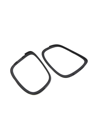 Yaozixa Bmw Mini F55/f56/f57 2014-2021 Arka Lambalı Abs Siyah Dekoratif Çerçeve 2 Adet