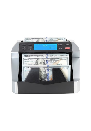 Plus Schwarz Karışık Para Sayma Makinesi, TL, Euro, Usd + Müşteri Ekranı