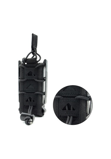 Suntek El Feneri Tutucu Naylon Sağlam El Feneri Kılıfı, Siyah