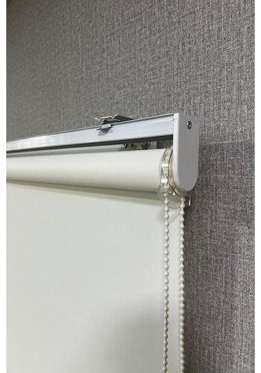 Stor Perde İthal Mat Polyester Beyaz Beyaz