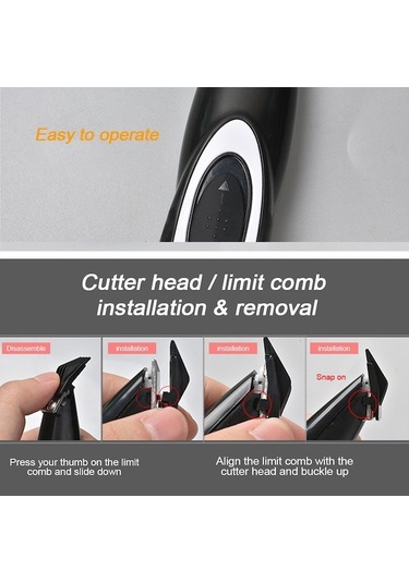 Pazly Köpek Kedi Tüy Kesme Makinesi, Evcil Hayvan Bakım Aracı, Elektrikli Usb Şarjlı Kırpma Makası