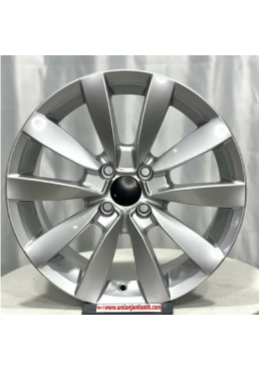 4 100 16 6.5 Et35 Ch67.1 16271 Full Silver Lugano Jant