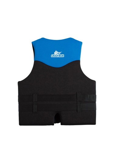 Springsun Yazıcı Korumalı Su Geçirmez Neopren Kayık Ve Balıkçılık Kurtarma Yeleği M Beden Mavi