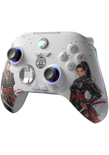 GamePower Force RGB Kablosuz Beyaz Gamepad (2.4G, Bluetooth,Kablolu) (PC Uyumlu) + Çanta
