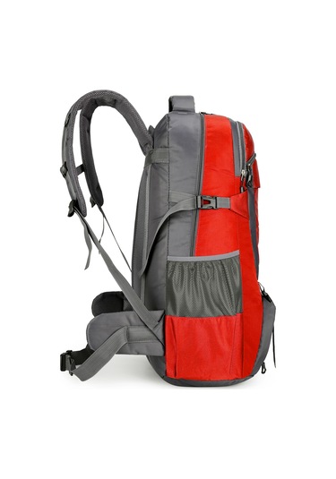 Yuntech01 Büyük Kapasiteli 85l Su Geçirmez Sırt Çantası - Kamp, Yürüyüş Ve Seyahat İçin Kırmızı