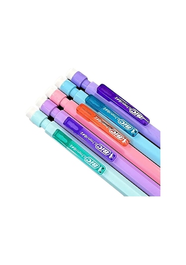 Bic Matic Pastel Renkler 5'li Özel Pakette 0,7 Uçlu Mekanik Basmalı Versatil Kalem Seti