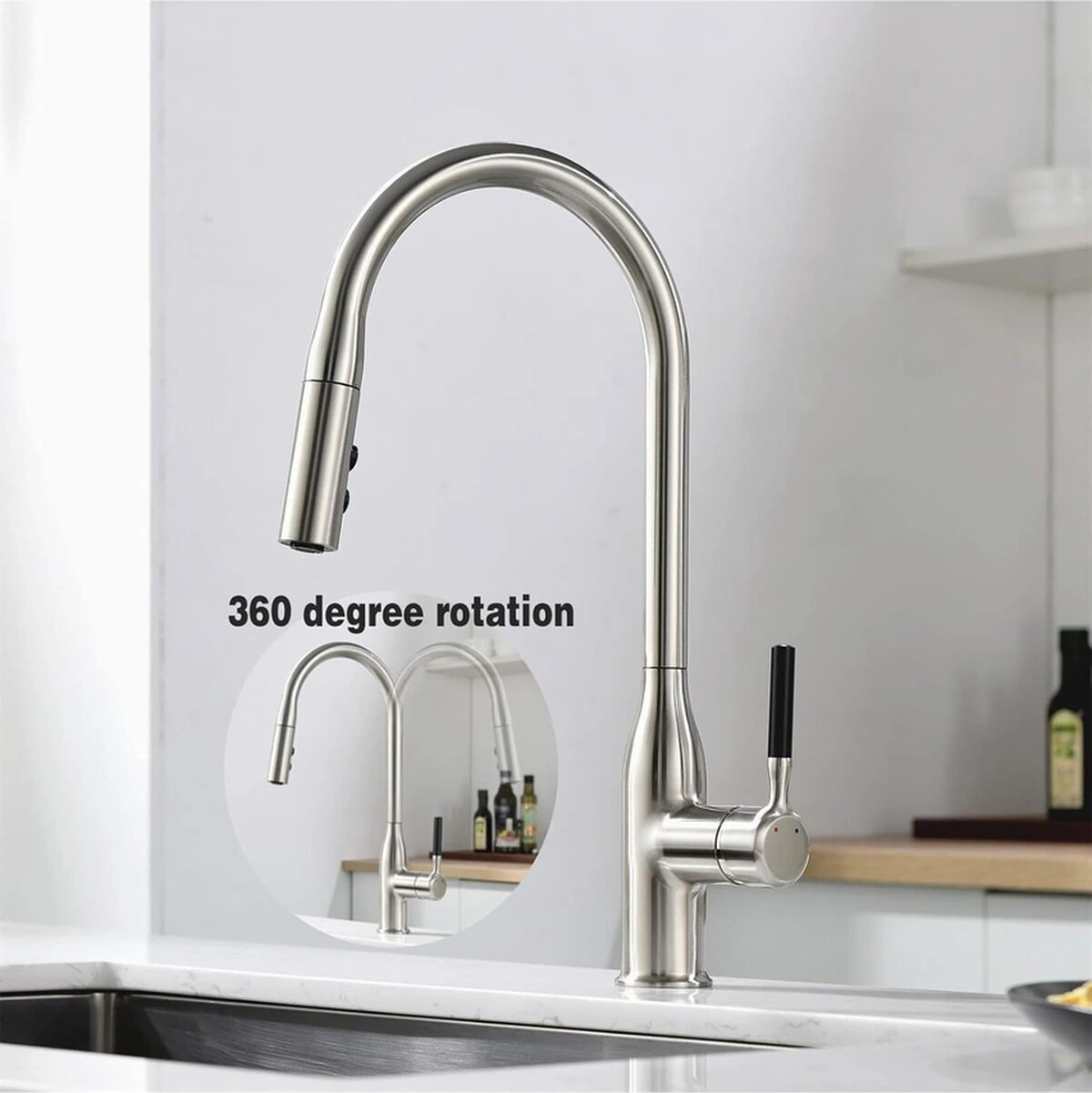 Boheme Power İnox Spiralli Evye Bataryası Inox