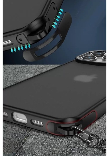 Mey İthalat Apple iPhone Uyumlu  14 Kılıf Elegant Kapak - Pudra Çok Renkli