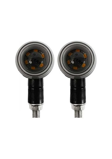 Didadodo Altın Kaplama 2 Adet 15led Motosiklet Dönüş Sinyalleri Scooter Flaşör Göstergeleri Motosiklet Aksesuarları Altın