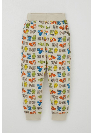 Breeze Erkek Çocuk Eşofman Takımı Zebra Mecarası 1.5-5 Yaş, Krem Krem