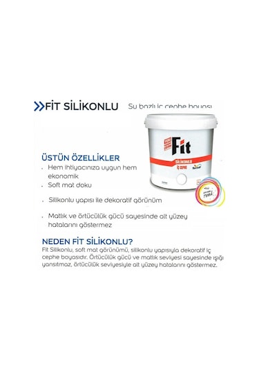 Marshall Fit Silikonlu Iç Cephe Boyası 3.5 Kg (429373149)
