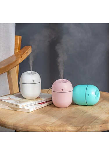 Konesam Usb İle Çalışan Led Işıklı 220ml Ev/araç Humidifier - Aromatik Yağ Spreyleyici Yeşil