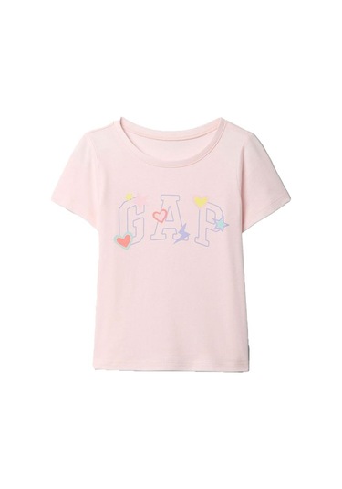 Gap Logo Grafikli T-shirt - 710283-10021 Mavi