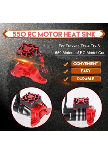 Pazly Yüksek Trx-4/6 Traxxas Soğutucu Radyatör Performanslı Motor Geeroyoo Alüminyum 550 - Ha