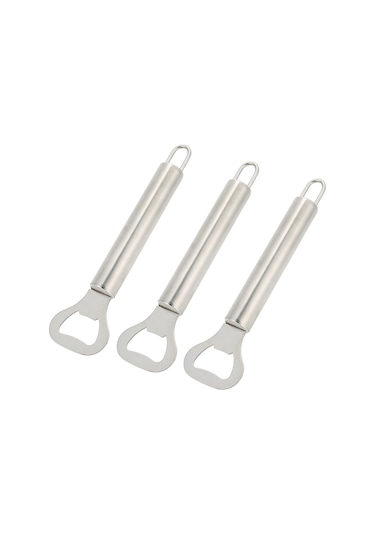 Geeroyoo 3 Adet Mini Taşınabilir Paslanmaz Çelik Manuel Bira Kapağı Açıcı, Pratik Mutfak Aletleri, Partiler Ve Kamp İçin Dayanıklı