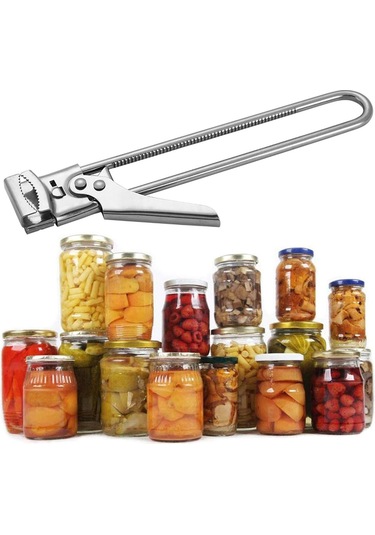 Feelingirl Taşınabilir Ayarlanabilir Manuel Paslanmaz Çelik Konserve Açacağı Mutfak Aksesuarları Kullanımı Kolay Ve İşgücü Tasarrufu Sağlar Çok Renkli