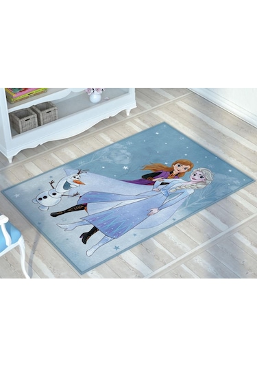 Zorlu Lisanslı Çocuk Halısı Frozen 2 Winter 80x120 Lila