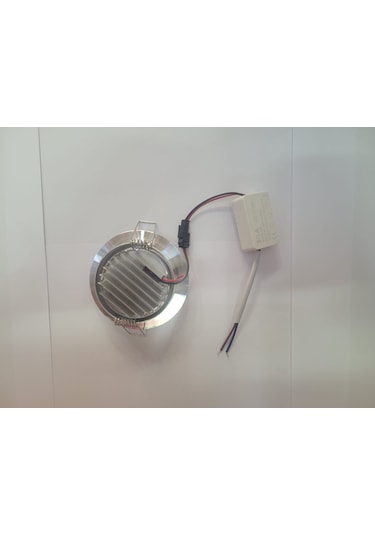 Şila 5w Krom Kasa Günışığı 3200k Cob Led Spot Trafolu 2 Li Paket
