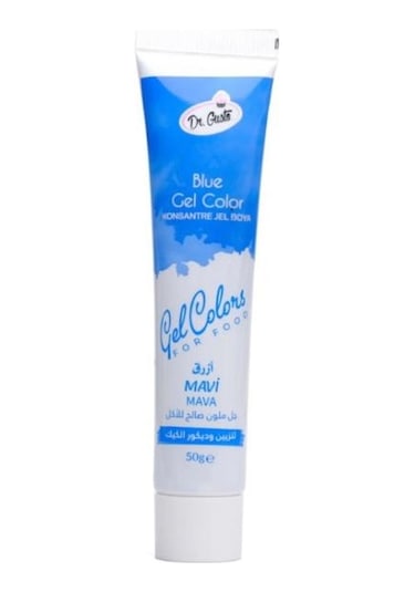 Dr Gusto Tüp Jel Gıda Boyası Mavi - 50 Gr