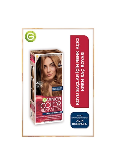 Garnier Çarpıcı Renkler Hl1 Koyu Saçlar Için Renk Açıcı Açık Kumral Krem Saç Boyası, Demikit 3600542629805-10622 Açık Kumral