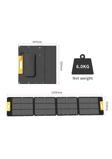 Enerjitem Katlanabilir Taşınabilir Solar Güneş Paneli 200w