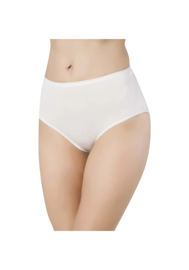 Papatya 2572 Kadın Yüksek Bel Bambu Külot 6 Adet 001