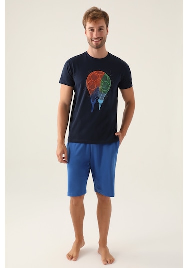 Rolypoly Football Lacivert Erkek Bermuda Takım 5274-42994 Lacivert