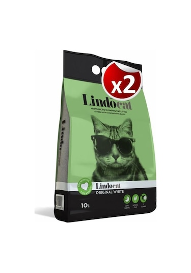 Lindo Cat Kitten Yavru Kediler için Kedi Kumu 2 x 10 L