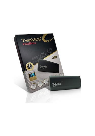 Twinmos PSSD2TBMEDB 2 TB 2.5" USB 3.2 Taşınabilir Disk