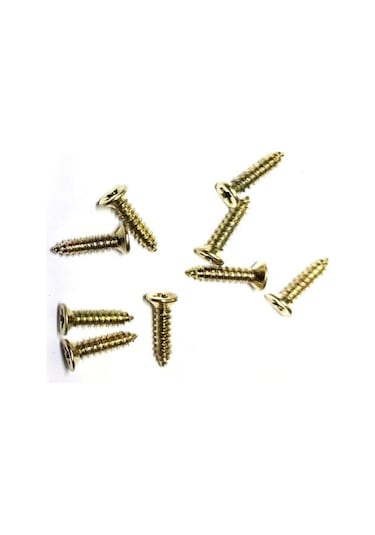 100 Adet 9,5 mm Mini Hobi Vidası  Sarı