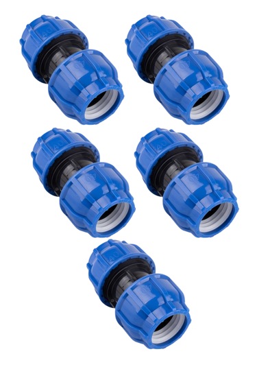 Kaplin Boru Bağlantı Eki 32x32 Mm - 5 Adet Manşon