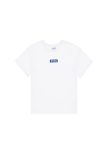 U.s. Polo Assn. Erkek Çocuk Beyaz Tişört 50298982-vr013 Beyaz